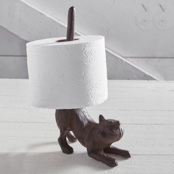 Cat Butt Cast Iron Tissue Holder | 9.5  Tall | Real Cast Iron, Virtually Indestructible For Discount