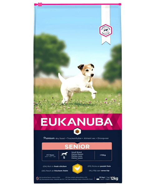 Eukanuba Caring Senior Small Breed Kip (bevat L-carnitine) Supply