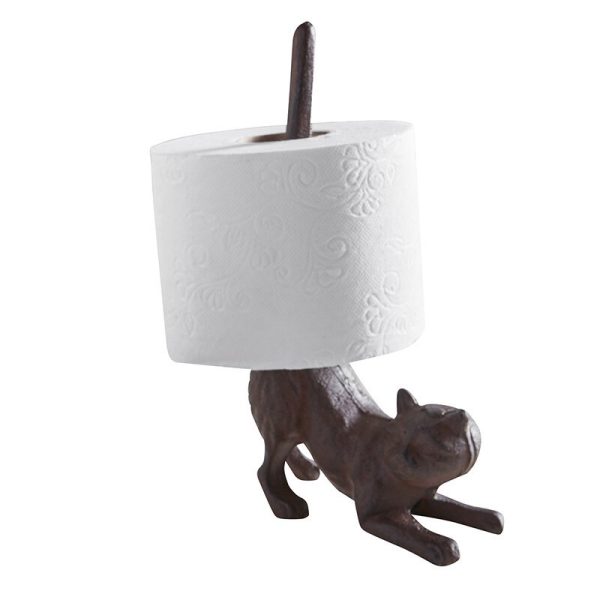 Cat Butt Cast Iron Tissue Holder | 9.5  Tall | Real Cast Iron, Virtually Indestructible For Discount