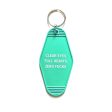 Clear Eyes, Full Hearts, Zero Fucks Motel Style Keychain In Green Online