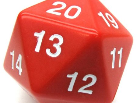 55mm D20 (Red w  white) Spin-Down Die on Sale