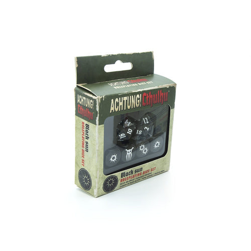 Achtung! Cthulhu Black Sun Dice Set For Cheap