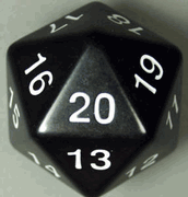 55mm D20 (Black w  white) Spin-Down Die Sale