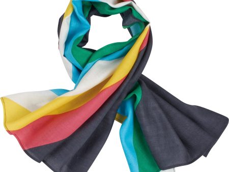 Disability Pride Scarf | Disability Flag Color Rainbow Stripe Bandana | 30  x 18  For Sale