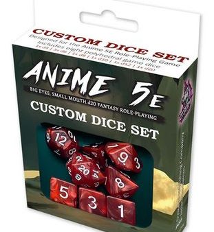 Anime 5E Custom Dice Set Fashion