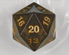 55mm Transparent D20 (Smoke w  Gold) Spin-Down Die Online