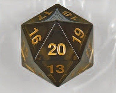 55mm Transparent D20 (Smoke w  Gold) Spin-Down Die Online