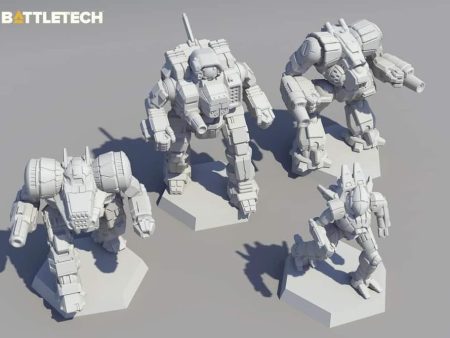 Inner Sphere Support Lance (Battletech Miniatures) For Sale