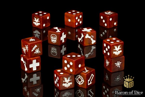 Oxidized Rust, Skirmish Set, Dice For Cheap