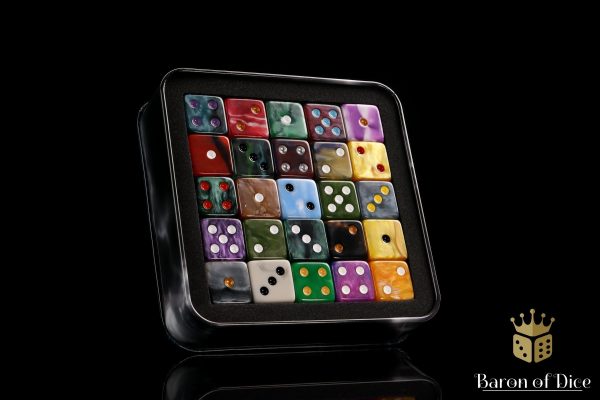 Official Play On Tabletop, Grey, 16mm Dice Fashion