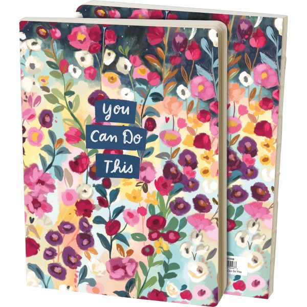 You Can Do This Journal | Double-Sided Floral Design Notebook For Sale