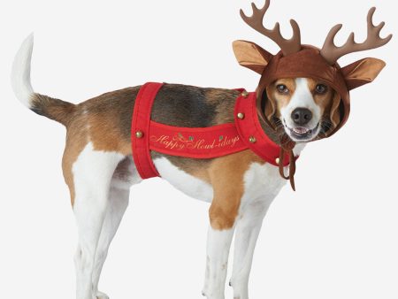 Christmas Reindeer Fancy Dress Dog Costume Supply