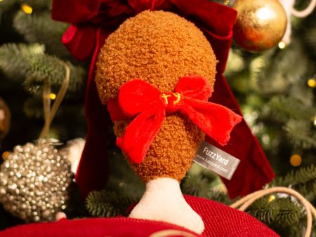 FuzzYard Good Tidings Turkey Leg Christmas Toy on Sale