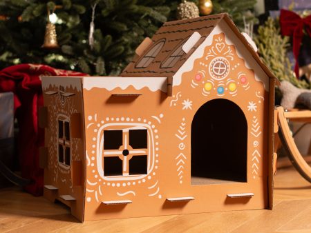 Rosewood Gingerbread House Scratcher For Discount