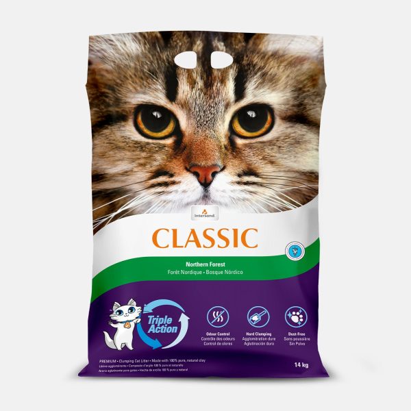 Intersand Classic Pine Forest Cat Litter 14kg Online Hot Sale