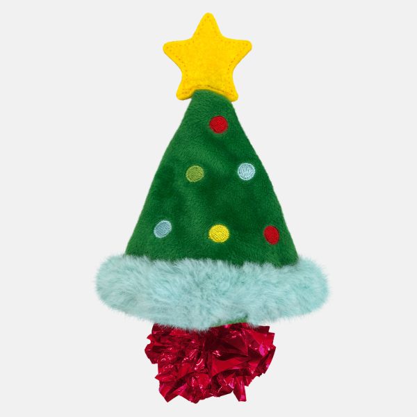 KONG Holiday Crackles Christmas Tree Cat Toy Online Hot Sale