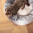 Donut Bed in Elephant Velvet by Lords & Labradors Online Hot Sale