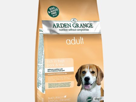 Arden Grange Adult Dry Dog Food with Pork & Rice 12KG Fashion