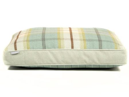 Imperfect Dog Cushion In Duck Egg Twist by Lords & Labradors Online Hot Sale