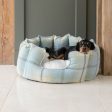 High Wall Bed With Removable Covers in Balmoral Duck Egg Tweed by Lords & Labradors Fashion