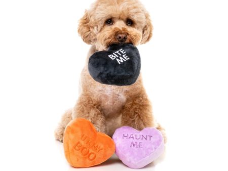 FuzzYard Spooky Candy Hearts Dog Toy Fashion