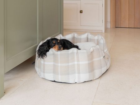 High Wall Bed With Removable Covers in Balmoral Natural Tweed by Lords & Labradors Sale