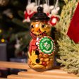 Barking Bakery Christmas Snowman Biscuit Jar Cheap