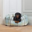 High Wall Bed With Removable Covers in Balmoral Duck Egg Tweed by Lords & Labradors Fashion