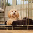 Cosy & Calming Puppy Crate Bed With Removable Covers in Calming Anti-Anxiety Dusk Faux Fur by Lords & Labradors Cheap